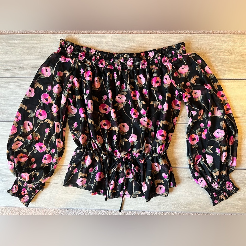 WHBM off shoulder top